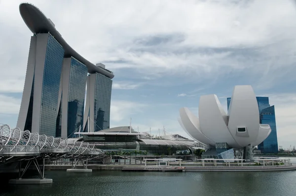 Marina Bay Sands Integrated Resort and Waterfront — Stock Photo, Image