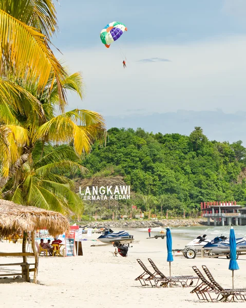 Pantai cenang, langkawi, Malezya — Stok fotoğraf