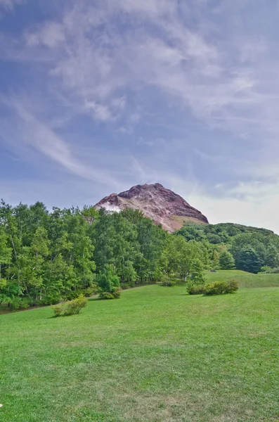 Aktiver vulkan in japan — Stockfoto