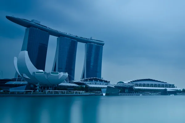Marina Bay Sands and Waterfront, Singapore — Stock Photo, Image