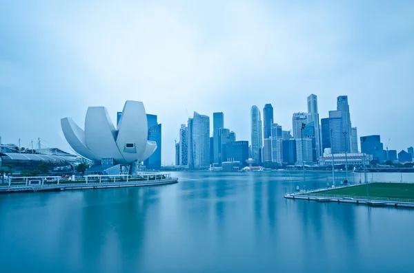 Marina Bay Sands and Waterfront, Singapore — Stock Photo, Image