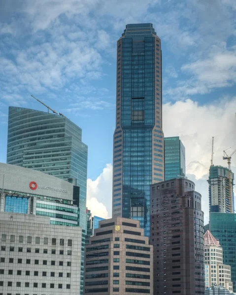 Singapur cbd manzarası