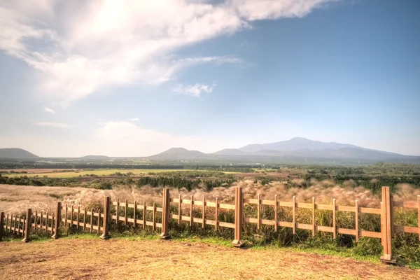 Sangumburi kráter, ostrov jeju — Stock fotografie