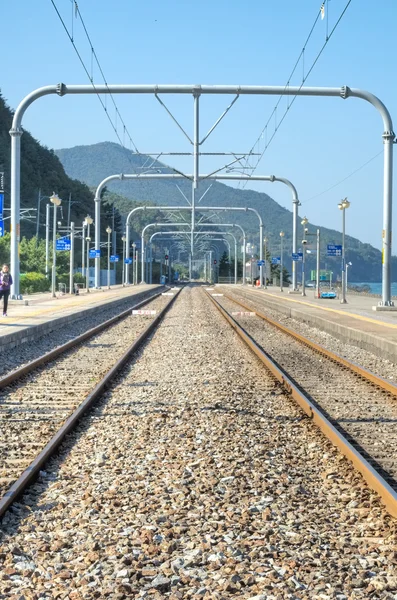 East Sea Train Station, Jeongdongjin — Stock Photo, Image