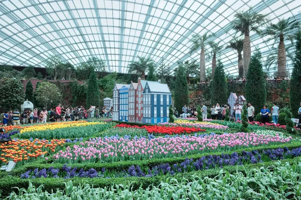 Tulip Mania, Gardens by the Bay — Stock Photo, Image