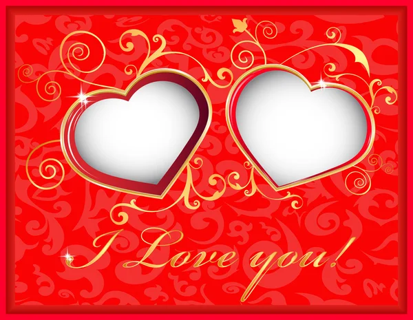 Happy valentines day cards — Stock Vector