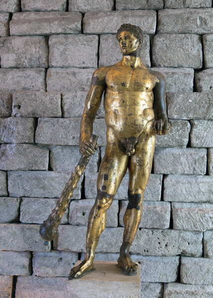 Ancient Roman statue of Hercules