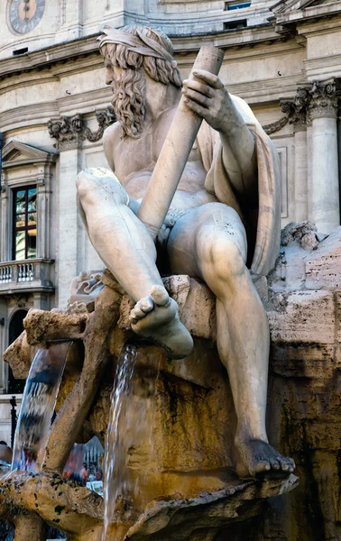 Fontana dei Quattro Fiumi Stock Fotografie