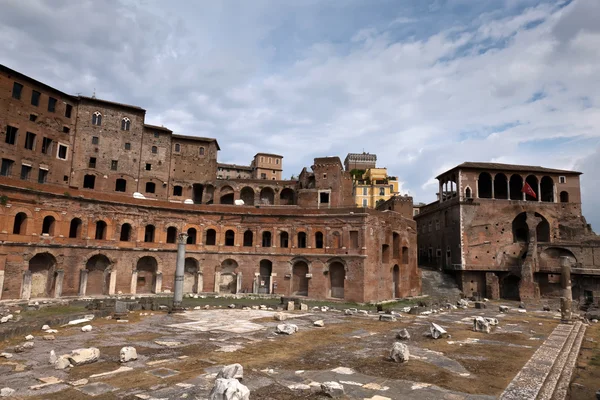 Mercados de Trajano em Roma, Italia — Fotografia de Stock