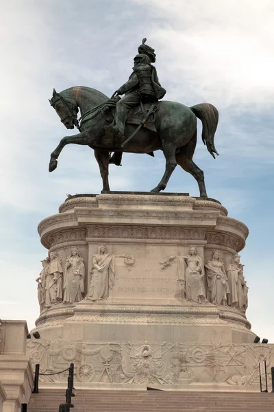 National monument till victor emmanuel ii i Rom, Italien — Stockfoto