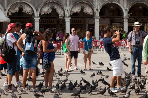Piazza San Marco i Venedig, Italien — Stockfoto