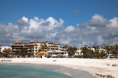 Bir Playa del carmen Meksika beach