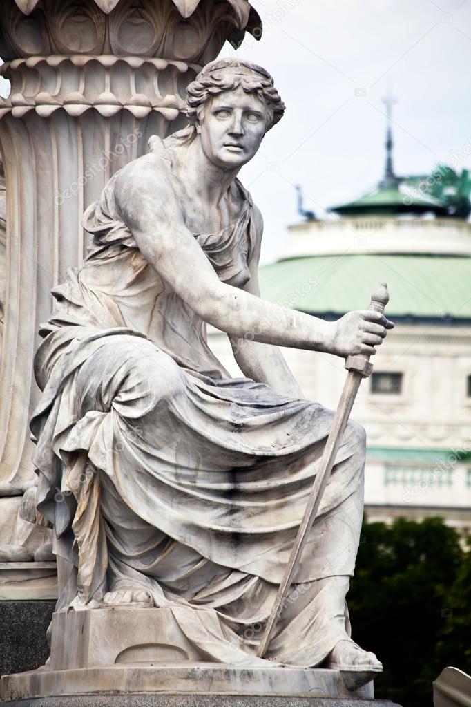 Athena Fountain in Vienna