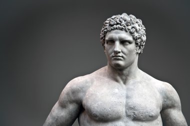 Statue of Hercules clipart