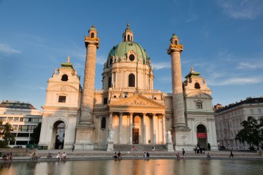 Viyana 'daki Karlskirche Kilisesi