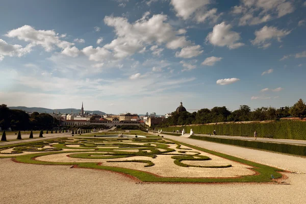 Schlossgarten Belvedere — Stockfoto