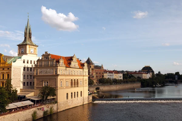 De rivier Vltava in Praag — Stockfoto