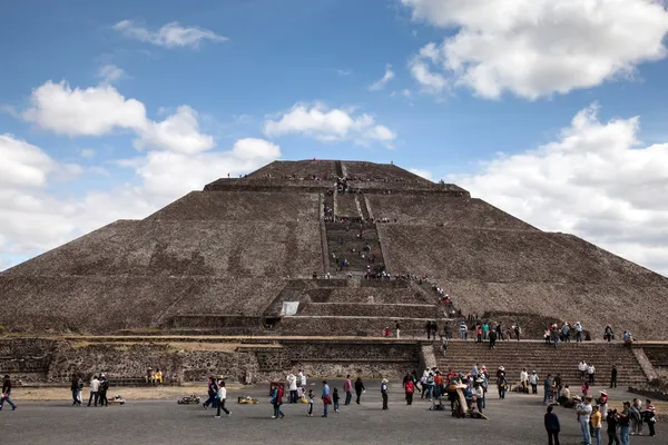 Piramida Słońca w Teotihuacan, Meksyk — Zdjęcie stockowe