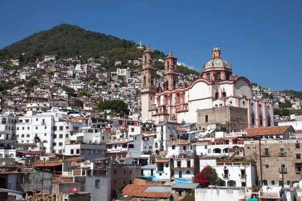 Město taxco v mexickém státě guerrero Royalty Free Stock Fotografie