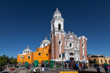 San Jose parish church in Tlaxcala clipart