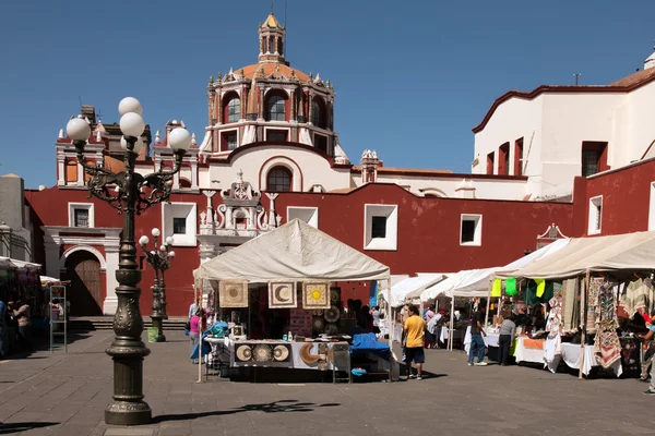 Puebla de santo domingo Kilisesi — Stok fotoğraf