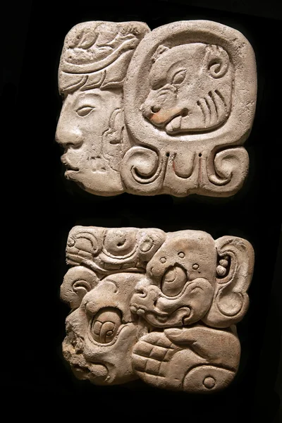 Jeroglíficos mayas antiguos — Foto de Stock