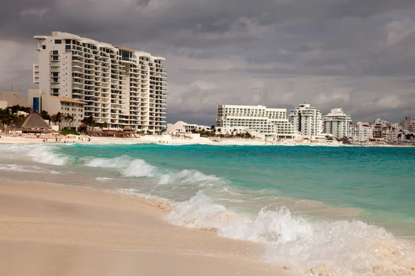 Cancun beach v Mexiku — Stock fotografie