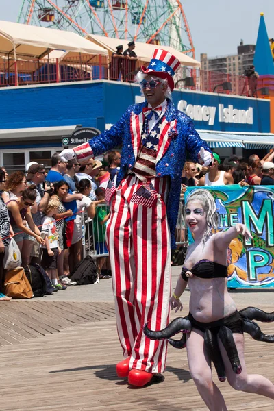 Desfile de sirena de Coney Island —  Fotos de Stock