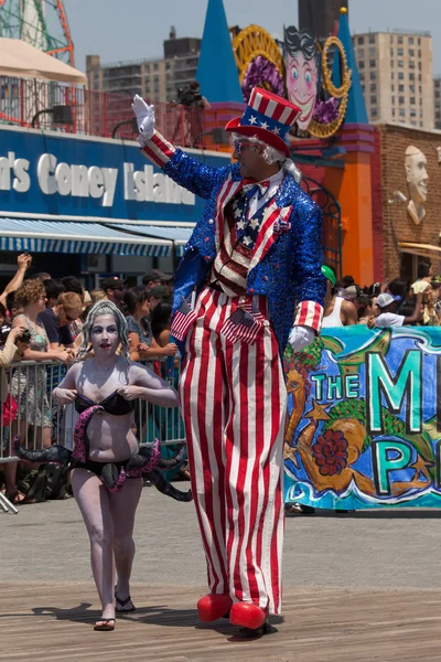 Coney Island Mermaid Parade — Stok fotoğraf