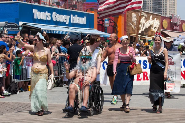 Coney Island Mermaid Parade — Stock Photo, Image