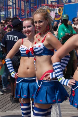 Coney Island Mermaid Parade clipart