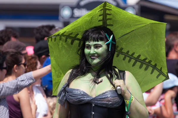 Meerjungfrauen-Parade auf der Coney Island — Stockfoto