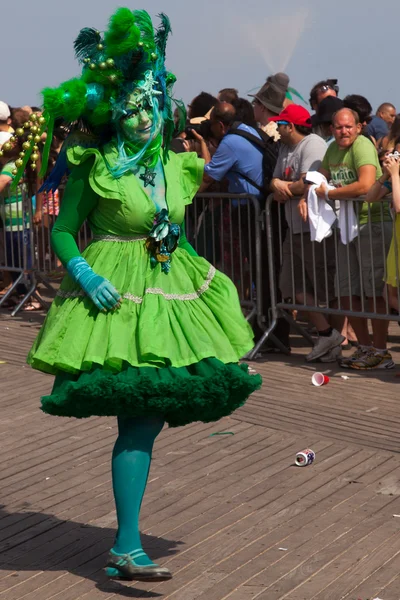 Meerjungfrauen-Parade auf der Coney Island — Stockfoto