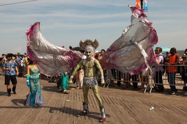 Meerjungfrauen-Parade auf der Coney Island — Stockfoto