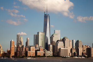 Freedom Tower and the World Financial Center clipart