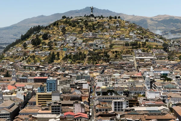 El Panecillo em Quito, Equador — Fotografia de Stock