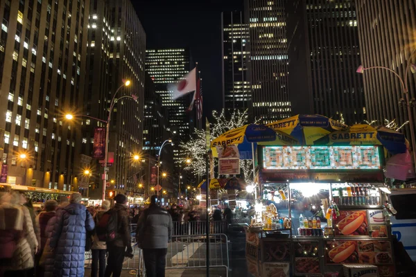 Navidad en el centro de Manhattan — Foto de Stock