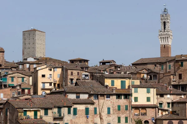 Centrum miasta siena, Włochy została uznana przez unesco wo — Zdjęcie stockowe