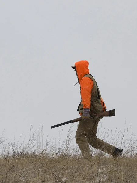 Hunter para fora caça — Fotografia de Stock