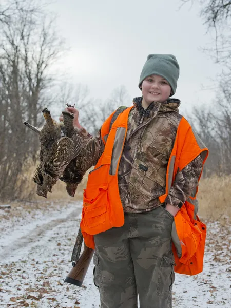 Boy Hunting — Stock Image Boy Hunting Stock Image