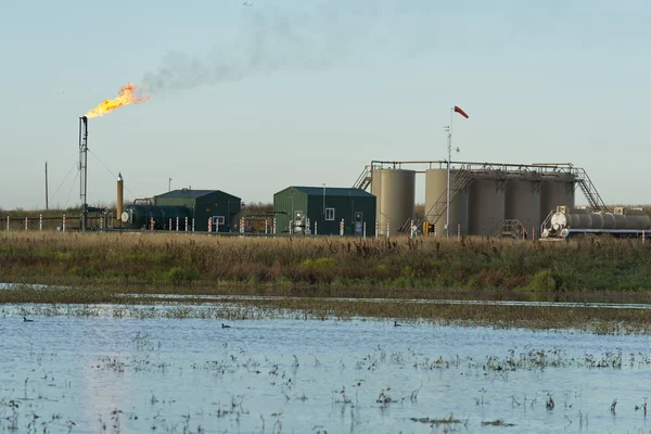 Kuzey dakota petrol kuyusu — Stok fotoğraf