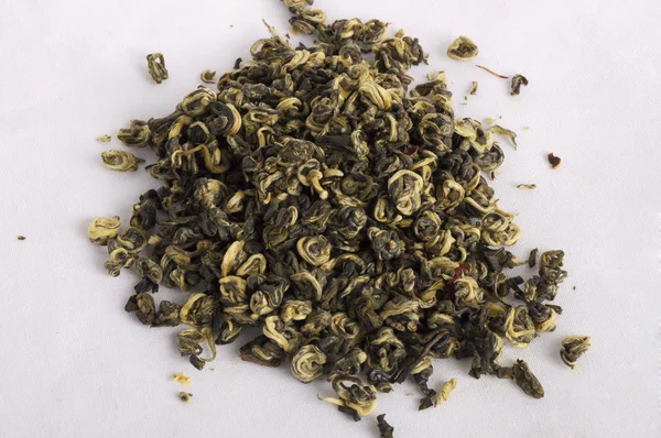 Suchý zelený čaj oolong tie guan yin — Stock fotografie