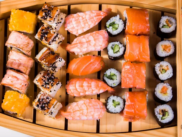 Rolls, sashimi — Stock Photo, Image