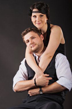 Birbirine aşık çift