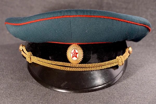 Hat military officer since the Soviet Union — Stock Photo, Image