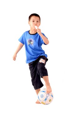 dondurma ve top çocuk