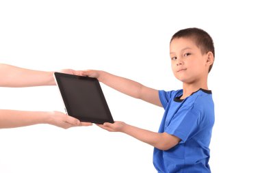 çocuk ve grafik tablet, reklam