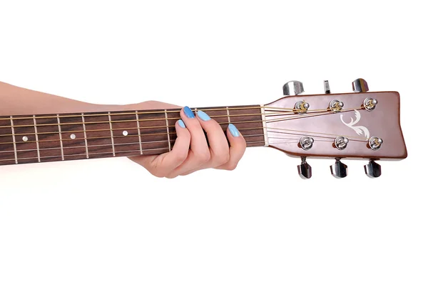 Рука і гітара — стокове фото