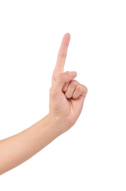 el gösteren bir parmak