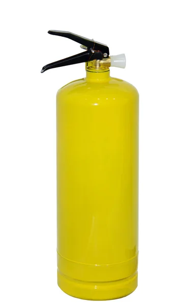 Yellow chemical fire extinguisher — Stock Photo, Image